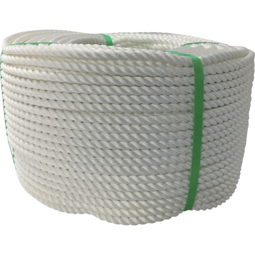 トラスコ中山 ユタカメイク ビニロンロープ巻物 12φ×200m(ご注文単位 1巻)【直送品】