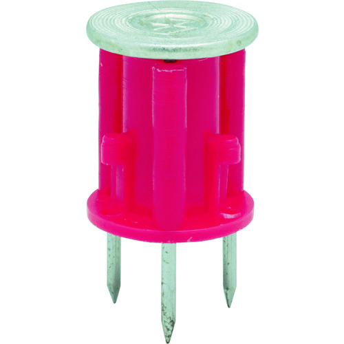 トラスコ中山 三門 木製合板型枠用インサート バリアス 3分 赤 500個入（ご注文単位 1箱）【直送品】