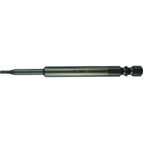 トラスコ中山 近江 六角6.35 溝9、13兼用差込 ヘキサゴンビット H2 全長150 段付φ4x30（ご注文単位 10本）【直送品】