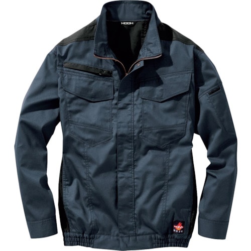 トラスコ中山 HOOH 難燃ブルゾン L ネイビー(ご注文単位 1着)【直送品】