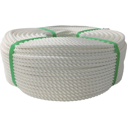 トラスコ中山 ユタカメイク ビニロンロープ巻物 9φ×200m(ご注文単位 1巻)【直送品】