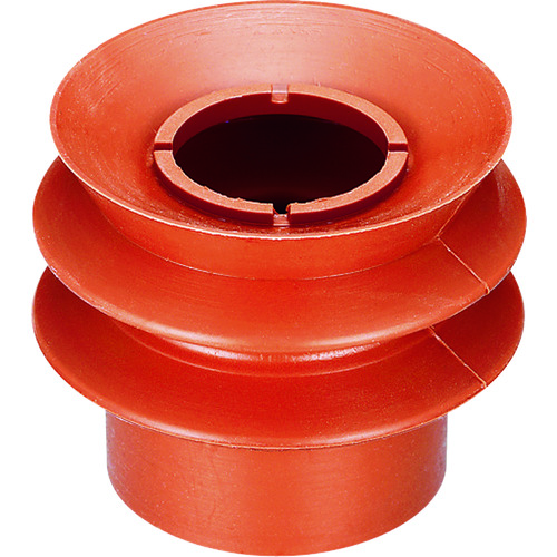 トラスコ中山 アインツ 吸着パッド・ビス止・フリー・シリコン茶(ご注文単位 1個)【直送品】