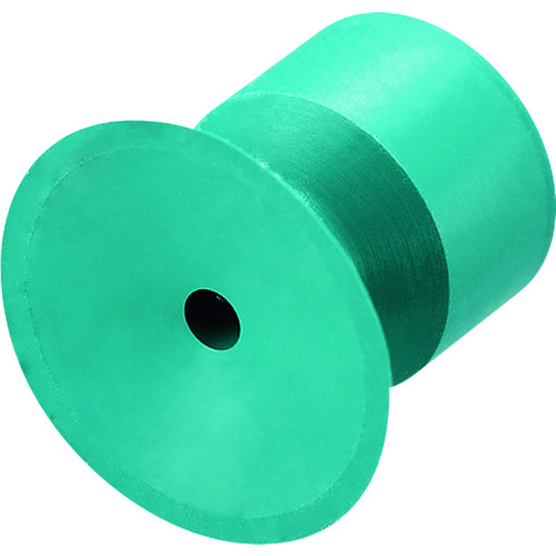 トラスコ中山 アインツ 吸着パット・埋込式・ニトリル・緑 パッド外径14mm(ご注文単位 1個)【直送品】