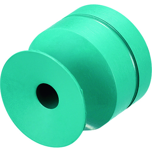 トラスコ中山 アインツ 吸着パット・埋込式・ニトリル・緑 パッド外径15mm(ご注文単位 1個)【直送品】