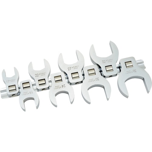 トラスコ中山 ASH クローフートレンチセット12.7□(8pcs)(ご注文単位 1セット)【直送品】