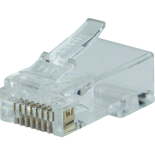 トラスコ中山 KLEIN Pass-Thruモジュラープラグ RJ45 CAT6(10個入り)(ご注文単位 1パック)【直送品】