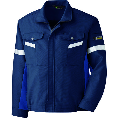 トラスコ中山 ミドリ安全 ベルデクセル 帯電防止 反射材仕様ブルゾン VE547上 5L(ご注文単位 1着)【直送品】