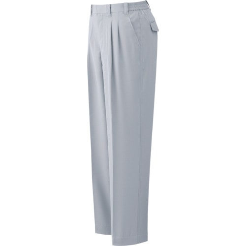 トラスコ中山 ミドリ安全 静電気帯電防止作業服 男子スラックス シルバーグレー サイズ3L(ご注文単位 1着)【直送品】