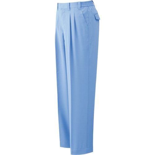 トラスコ中山 ミドリ安全 静電気帯電防止作業服 男子スラックス ブルー サイズ3L(ご注文単位 1着)【直送品】