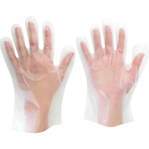 トラスコ中山 ミドリ安全 ポリエチレン製ディスポ手袋 Sサイズ (100枚入) 811-1146(ご注文単位 1箱)【直送品】