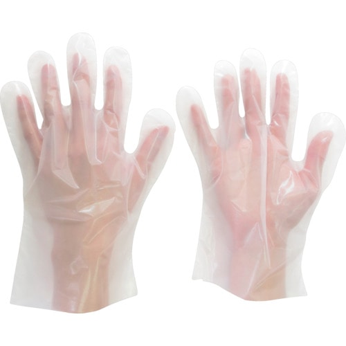 トラスコ中山 ミドリ安全 ポリエチレン製ディスポ手袋 Mサイズ (100枚入) 811-1235(ご注文単位 1箱)【直送品】