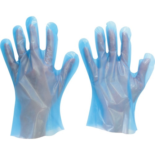 トラスコ中山 ミドリ安全 ポリエチレンディスポ手袋 ベルテ585 100枚 袋入 SS(ご注文単位 1袋)【直送品】