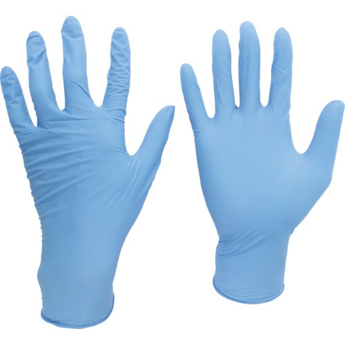 トラスコ中山 ミドリ安全 ディスポタイプニトリル製ソフト手袋 LLサイズ (100枚入)(ご注文単位 1箱)【直送品】