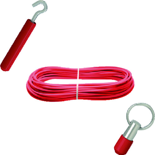 トラスコ中山 Pizzato セーフティーロープスイッチ用ロープセット 35m(ご注文単位 1個)【直送品】