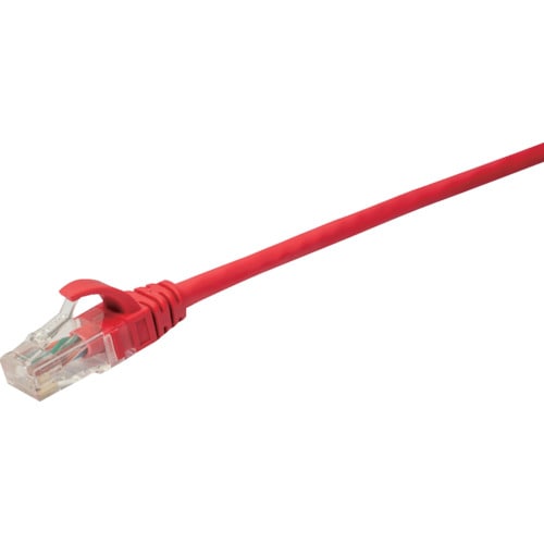 トラスコ中山 コーニング Cat5e UTPパッチコード3m 赤(ご注文単位 1本)【直送品】