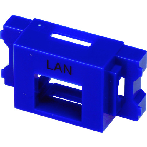 トラスコ中山 コーニング JISプレート用アダプタ 青(ご注文単位 1個)【直送品】