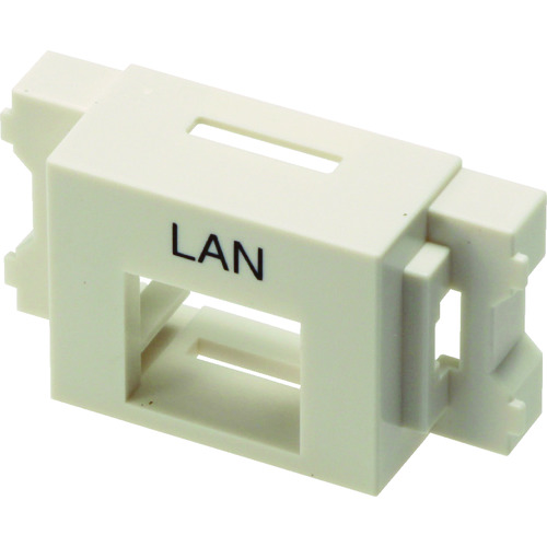 トラスコ中山 コーニング JISプレート用アダプタ 白(ご注文単位 1個)【直送品】