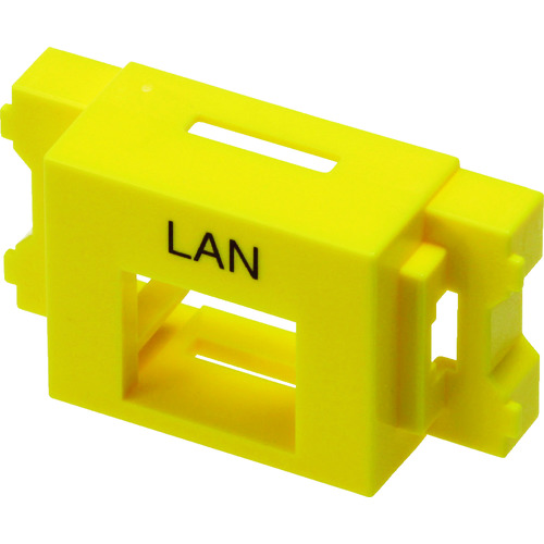 トラスコ中山 コーニング JISプレート用アダプタ 黄(ご注文単位 1個)【直送品】