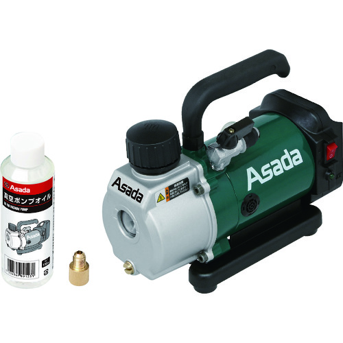 トラスコ中山 アサダ 充電式真空ポンプ1.5CFM-BC(バッテリ無・ケース付)(ご注文単位 1台)【直送品】