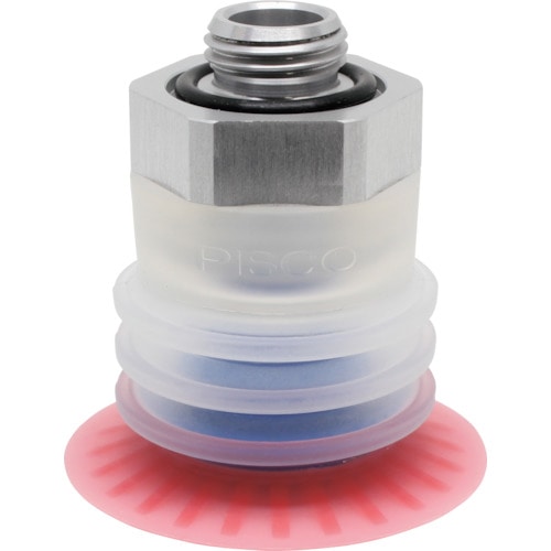 トラスコ中山 ピスコ 包装袋用真空パッド直付型20度3段G1/8球面型　114-1499（ご注文単位 1個）【直送品】