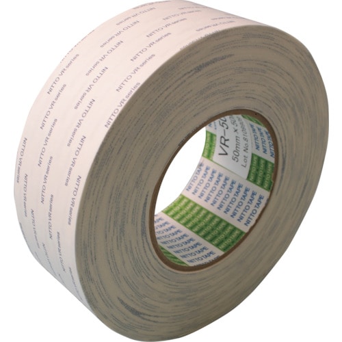トラスコ中山 日東 ゴム固定用両面テープ VR-5000 20mm×50m ホワイト(ご注文単位 1巻)【直送品】