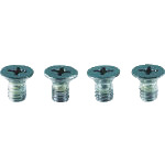 トラスコ中山 TRUSCO 回転台付アンビルバイスVRS-300N用 めねじ(ご注文単位 1個)【直送品】