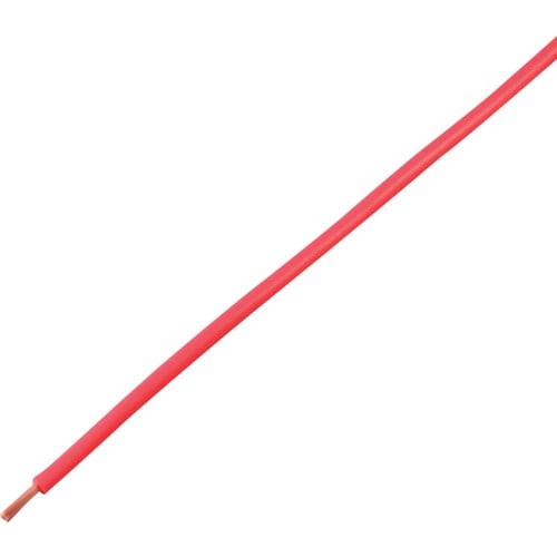 トラスコ中山 KYОWA 単心ビニルコード VSF 1.25SQ 10M 赤(ご注文単位 1束)【直送品】