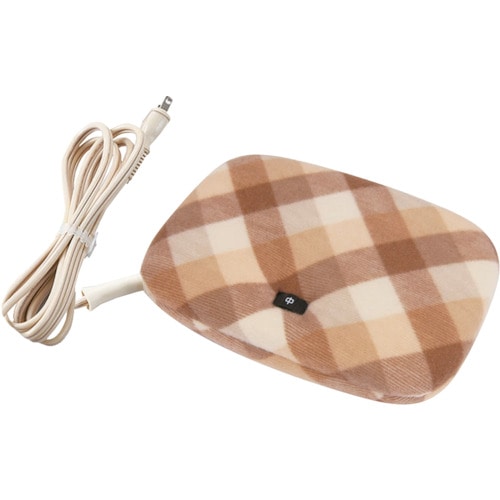 トラスコ中山 KODEN 電気あんか 平形タイプ ベージュチェック(ご注文単位 1台)【直送品】