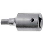 トラスコ中山 ASH ソケットレンチ用ヘキサゴンソケット6.35□×3mm(ご注文単位 1個)【直送品】