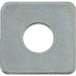 トラスコ中山 SUNCO ユニクロ 角座金大形 (20.0) M18X55X4.5 (25個入)(ご注文単位 1箱)【直送品】