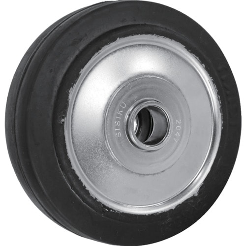 トラスコ中山 シシク ゴム車輪のみ 130径(ご注文単位 1個)【直送品】