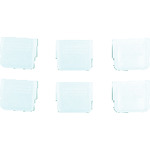 トラスコ中山 リングスター スーパーピッチ5.5mml/R 仕切板W-1500クリア(ご注文単位 1パック)【直送品】