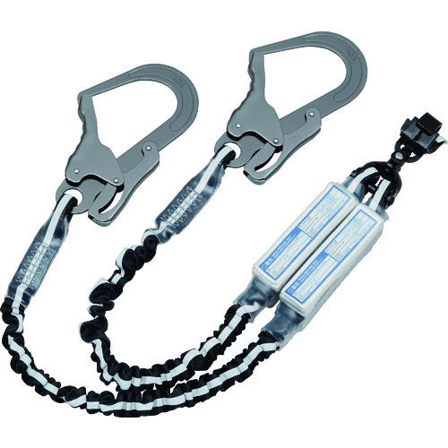 トラスコ中山 KH 2丁掛ジャバラ剣スチールペダル17黒/反射シルバーライン(ご注文単位 1本)【直送品】