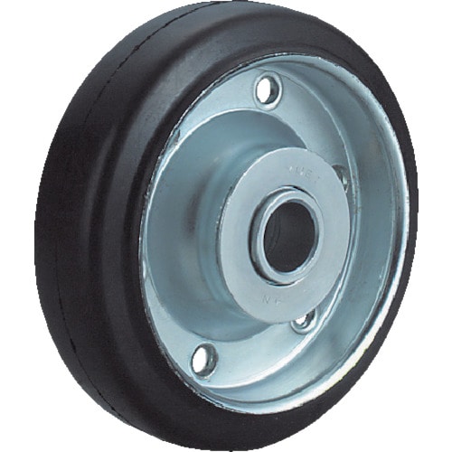 トラスコ中山 ユーエイ 車輪 200径ゴム車輪(ご注文単位 1個)【直送品】