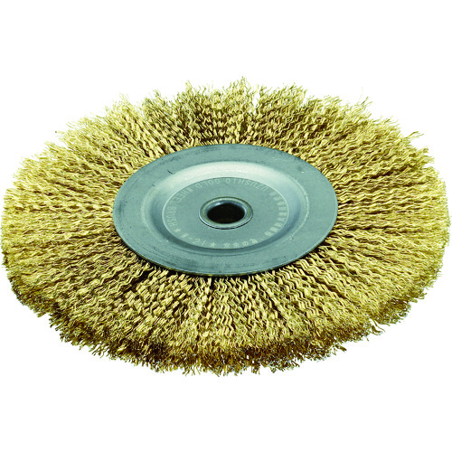 トラスコ中山 NSK 鋼線ゴールドホイールブラシ 332-3951(ご注文単位 1個)【直送品】