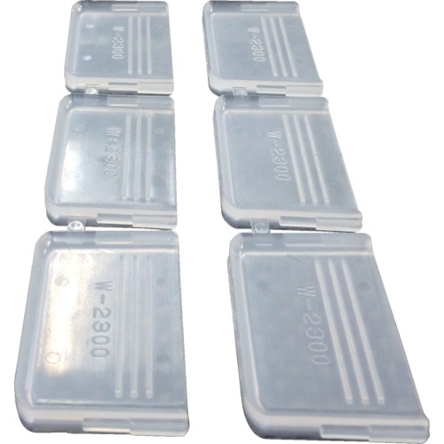 トラスコ中山 リングスター スーパーピッチ5.5mml/R 仕切板W-2300クリア(ご注文単位 1パック)【直送品】