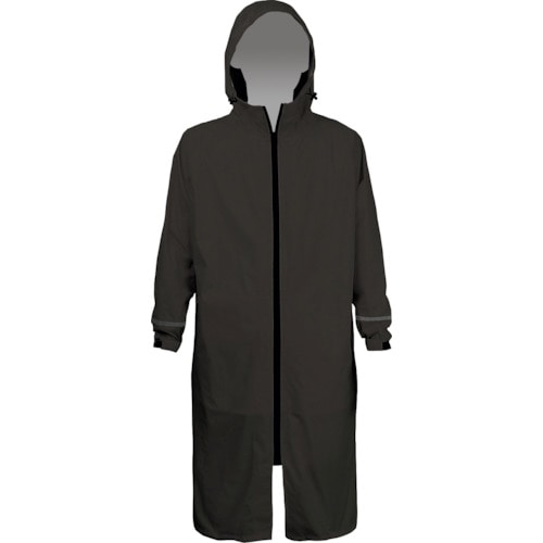 トラスコ中山 K-WORK リュックレインコート ブラック(ご注文単位 1着)【直送品】