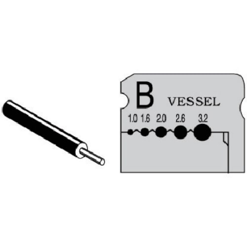 トラスコ中山 ベッセル ワイヤーストリッパーブレード (3000B、300002用)(ご注文単位 1枚)【直送品】