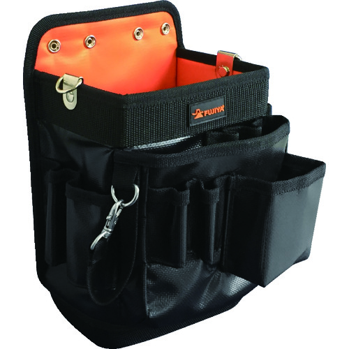 トラスコ中山 フジ矢 ウエストライン 電工ターボリンバッグ タイプC(ご注文単位 1個)【直送品】