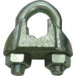 トラスコ中山 HHH ワイヤークリップ 8mmマレーブル製 電気メッキ（ご注文単位 1個）【直送品】