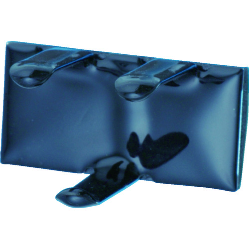 トラスコ中山 カメダ 配線止め具 ハイステッカー (100個入) 黒(ご注文単位 1袋)【直送品】