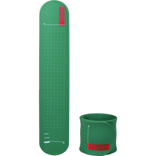 トラスコ中山 wemo ウェアラブルメモ WEMOバンドタイプ 緑(ご注文単位 1個)【直送品】