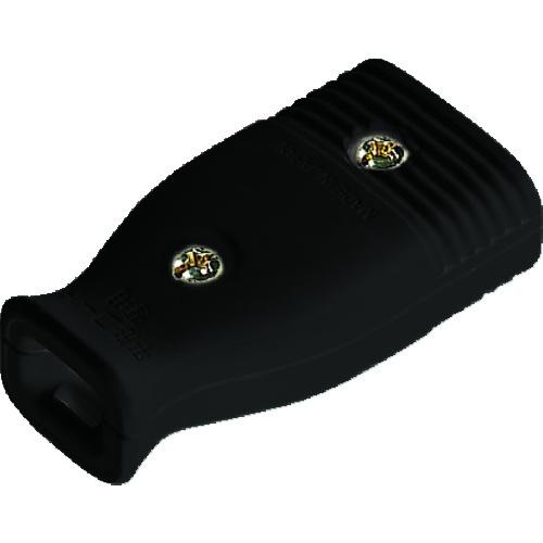 トラスコ中山 Panasonic ベター小形コ-ドコネクタボディ ブラック(ご注文単位 1個)【直送品】