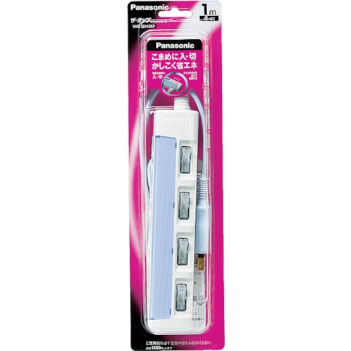 トラスコ中山 Panasonic ザ・タップスイッチ 1コ口 2mコード付(ご注文単位 1個)【直送品】