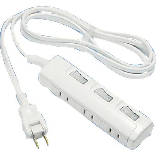 トラスコ中山 Panasonic ザ・タップスイッチe 3コ口 1.5m(ご注文単位 1個)【直送品】