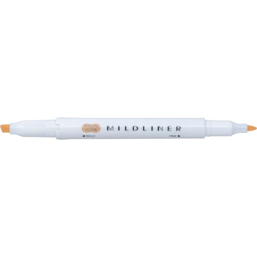 トラスコ中山 ゼブラ 蛍光ペン マイルドライナー マイルドオレンジ（ご注文単位 1本）【直送品】