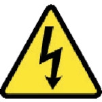 トラスコ中山 パンドウイット ISO警告ラベル ロールタイプ 感電注意(ご注文単位 1巻)【直送品】