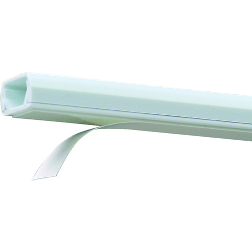 トラスコ中山 TRUSCO テープ付き壁面用配線カバー 1号 ホワイト 幅16mmX1m(ご注文単位 1個)【直送品】