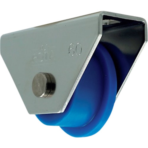 トラスコ中山 ヨコヅナ ロタ・MC防音重量戸車 60mm トロ車型(ご注文単位 1個)【直送品】