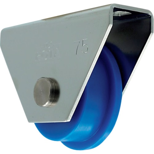 トラスコ中山 ヨコヅナ ロタ・MC防音重量戸車 75mm トロ車型(ご注文単位 1個)【直送品】